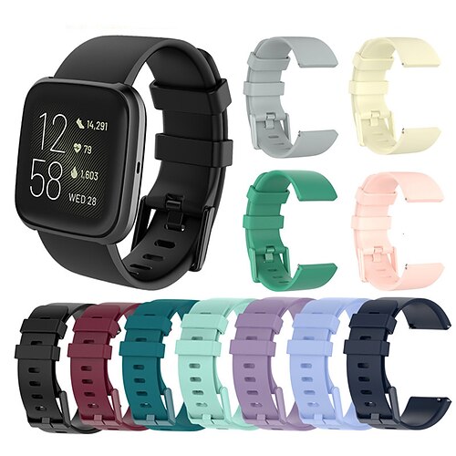 Watch Band For Fitbit Versa / Fitbit Versa Lite / Fitbit Versa 2 Fitbit Sport Band / Classic Buckle / Modern Buckle Silicone Wrist Strap For Fitbit Versa 2 / Fitbit Versa Lite / Fitbit Versa
Watch Band For Fitbit Versa / Fitbit Versa Lite / Fitbit Versa 2 Fitbit Sport Band / Classic Buckle / Modern Buckle Silicone Wrist Strap For Fitbit Versa 2 / Fitbit Versa Lite / Fitbit Versa