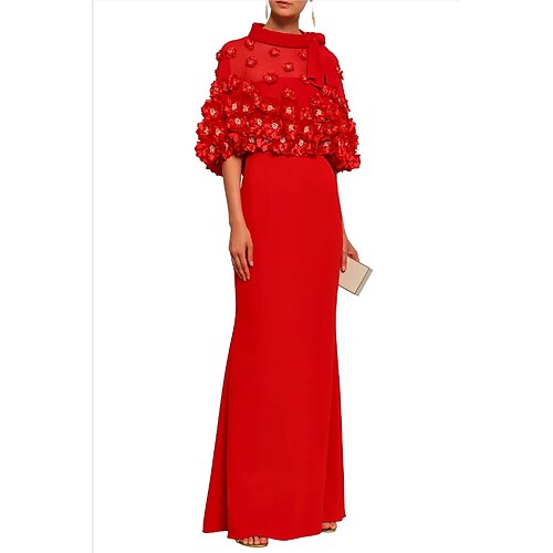 A tubino Vestiti da sera Elegante Vestito Serata formale Lungo Mezza manica Con decorazione gioiello Poliestere con A pieghe 2023
A tubino Vestiti da sera Elegante Vestito Serata formale Lungo Mezza manica Con decorazione gioiello Poliestere con A pieghe 2023