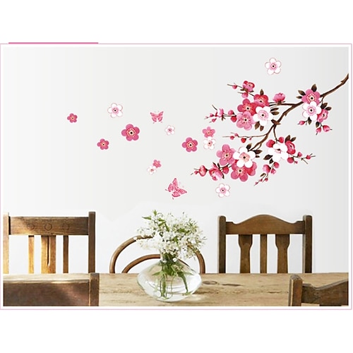 

Decorative Wall Stickers Plane Wall Stickers Removable Decorative Wall Stickers, PVC Home Decoration Wall Decal Still Life / Floral / Botanical Bedroom / Kids Room 4560CM