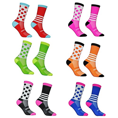 Herre Dame Kompressionssokker Sportsokker Besætningssokker Cykelsokker Cykelstrømper Vejcykel Fitness Mountain bike Cykel / Cykling Åndbart Svedreducerende Vinter Nylon Sort Lys pink Rød M / Elastisk
Herre Dame Kompressionssokker Sportsokker Besætningssokker Cykelsokker Cykelstrømper Vejcykel Fitness Mountain bike Cykel / Cykling Åndbart Svedreducerende Vinter Nylon Sort Lys pink Rød M / Elastisk