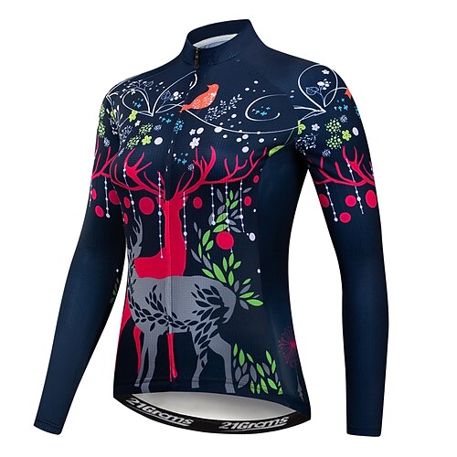 21Grams Women's Cycling Jersey Long Sleeve Winter Bike Jersey Top with 3 Rear Pockets Mountain Bike MTB Road Bike Cycling UV Resistant Breathable Quick Dry Moisture Wicking Fuchsia Floral Botanical
21Grams Women's Cycling Jersey Long Sleeve Winter Bike Jersey Top with 3 Rear Pockets Mountain Bike MTB Road Bike Cycling UV Resistant Breathable Quick Dry Moisture Wicking Fuchsia Floral Botanical