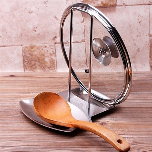 Storage Tray Stainless Steel Pan Pot Lid Rack Stand Spoon Holder Stove Organizer Storage Kitchen Accessory
Storage Tray Stainless Steel Pan Pot Lid Rack Stand Spoon Holder Stove Organizer Storage Kitchen Accessory