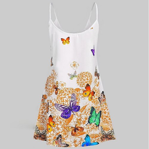 Women's Sundress Mini Dress Blue Yellow Red Sleeveless Animal Print Spring Summer Spaghetti Strap L XL XXL 3XL 4XL 5XL
Women's Sundress Mini Dress Blue Yellow Red Sleeveless Animal Print Spring Summer Spaghetti Strap L XL XXL 3XL 4XL 5XL