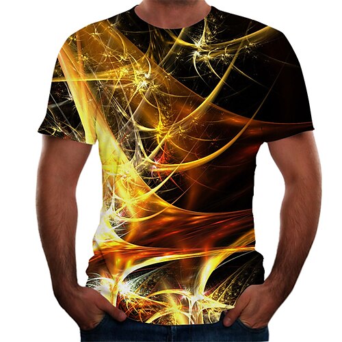 Per uomo maglietta Pop art 3D Rotonda Oro Plus Size Giornaliero Fine settimana Manica corta Abbigliamento Essenziale
Per uomo maglietta Pop art 3D Rotonda Oro Plus Size Giornaliero Fine settimana Manica corta Abbigliamento Essenziale