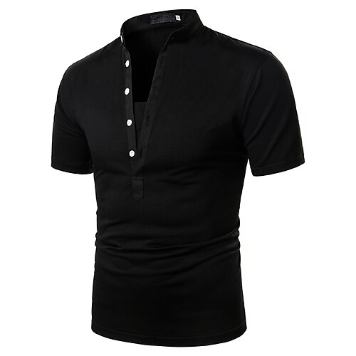 Men's Collar Polo Shirt Golf Shirt Tennis Shirt Solid Colored Collar Round Neck White Black Daily Work Short Sleeve Patchwork Clothing Apparel Basic
Men's Collar Polo Shirt Golf Shirt Tennis Shirt Solid Colored Collar Round Neck White Black Daily Work Short Sleeve Patchwork Clothing Apparel Basic
