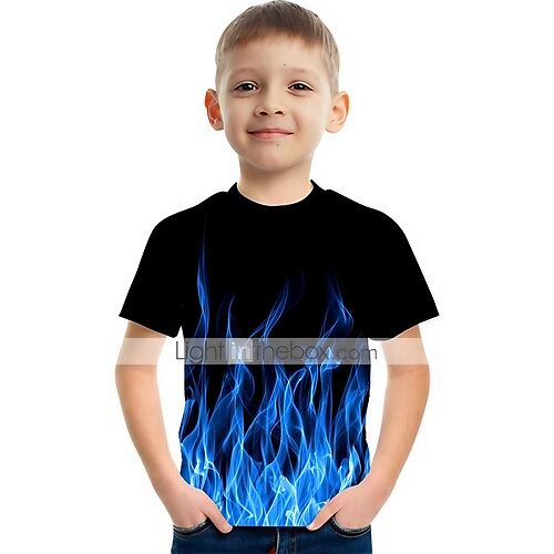 Kids Boys T shirt Color Block 3D Print Short Sleeve Basic 3-12 Years Summer Blue
Kids Boys T shirt Color Block 3D Print Short Sleeve Basic 3-12 Years Summer Blue
