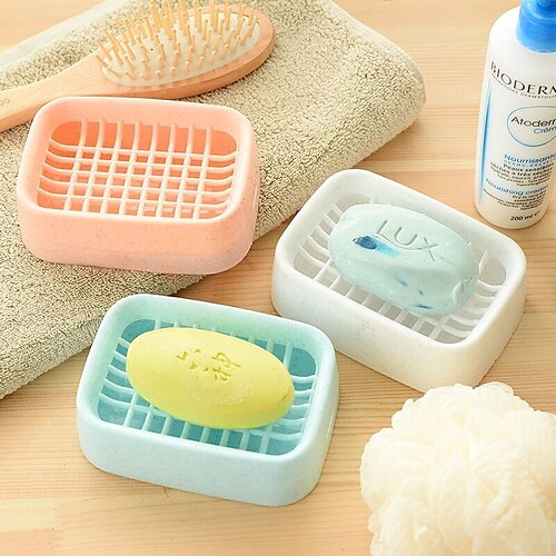 Creative Bathroom Double Lid Drain Soap Box With Lid Simple Handmade Soap Holder
Creative Bathroom Double Lid Drain Soap Box With Lid Simple Handmade Soap Holder