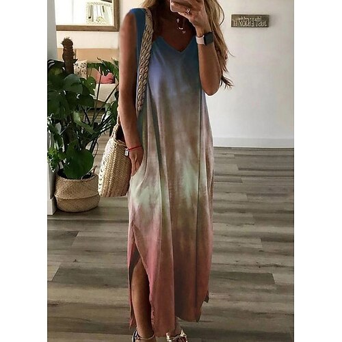 vestito a trapezio da donna vestito lungo maxi vestito verde rosso azzurro senza maniche tie dye primavera estate scollo a v caldo s m l xl xxl 3xl
vestito a trapezio da donna vestito lungo maxi vestito verde rosso azzurro senza maniche tie dye primavera estate scollo a v caldo s m l xl xxl 3xl