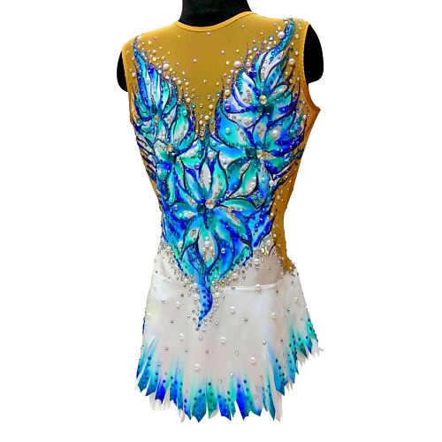 Rhythmic Gymnastics Leotards Artistic Gymnastics Leotards Women's Girls' Leotard Spandex High Elasticity Handmade Sleeveless Competition Dance Rhythmic Gymnastics Artistic Gymnastics Blue LightBlue
Rhythmic Gymnastics Leotards Artistic Gymnastics Leotards Women's Girls' Leotard Spandex High Elasticity Handmade Sleeveless Competition Dance Rhythmic Gymnastics Artistic Gymnastics Blue LightBlue