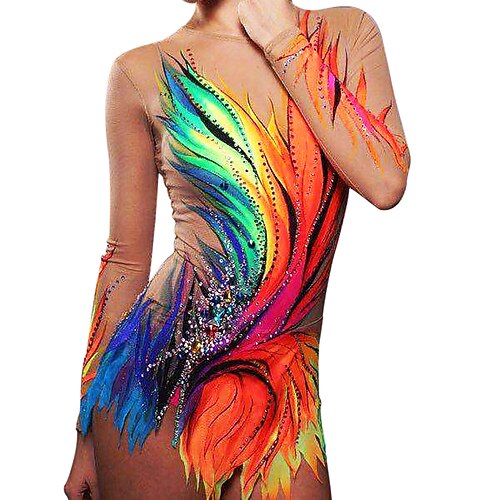 Women's Girls' Rhythmic Gymnastics Leotards Artistic Gymnastics Leotards Jeweled Orange Spandex Dance Rhythmic Gymnastics Artistic Gymnastics Leotard Long Sleeve Sport Activewear Handmade High
Women's Girls' Rhythmic Gymnastics Leotards Artistic Gymnastics Leotards Jeweled Orange Spandex Dance Rhythmic Gymnastics Artistic Gymnastics Leotard Long Sleeve Sport Activewear Handmade High