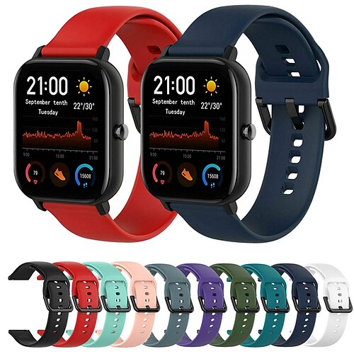 Silicone Watch Band for AmazfitAmazfit Bip 3 Pro / Bip 3 / Bip U Pro / Bip / Bip Lite / Bip S / Bip S lite Replaceable Sport Bracelet Wrist Strap Wristband
Silicone Watch Band for AmazfitAmazfit Bip 3 Pro / Bip 3 / Bip U Pro / Bip / Bip Lite / Bip S / Bip S lite Replaceable Sport Bracelet Wrist Strap Wristband