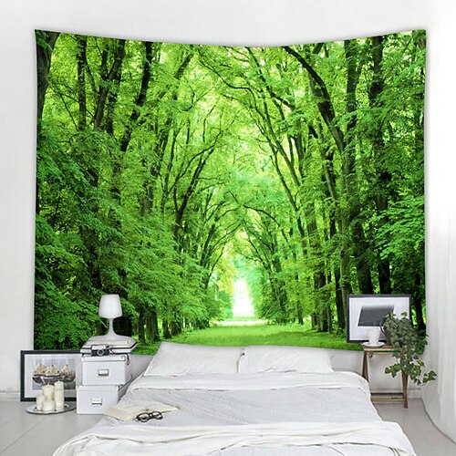 

Wall Tapestry Art Decor Blanket Curtain Picnic Tablecloth Hanging Home Bedroom Living Room Dorm Decoration Forest Tree Nature Landscape