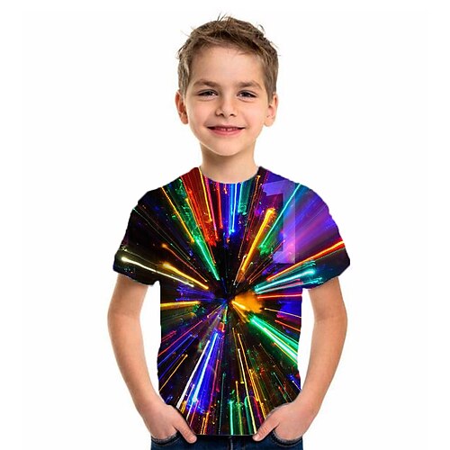 Kids Boys T shirt Geometric Outdoor 3D Print Short Sleeve Basic 3-12 Years Summer Rainbow
Kids Boys T shirt Geometric Outdoor 3D Print Short Sleeve Basic 3-12 Years Summer Rainbow