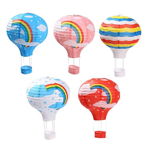 5pcs Wedding Birthday Decor Hot Air Balloon Paper Lantern Christmas Festival Bar Decor Craft DIY Hanging Air Balloon Lantern
5pcs Wedding Birthday Decor Hot Air Balloon Paper Lantern Christmas Festival Bar Decor Craft DIY Hanging Air Balloon Lantern