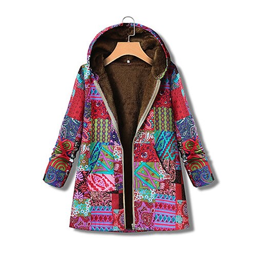 Women's Winter Jacket Sherpa jacket Fleece Jacket Teddy Coat Daily Valentine's Day Winter Fall Regular Coat Regular Fit Casual Retro Jacket Long Sleeve Tie Dye Print Blue Orange Red
Women's Winter Jacket Sherpa jacket Fleece Jacket Teddy Coat Daily Valentine's Day Winter Fall Regular Coat Regular Fit Casual Retro Jacket Long Sleeve Tie Dye Print Blue Orange Red