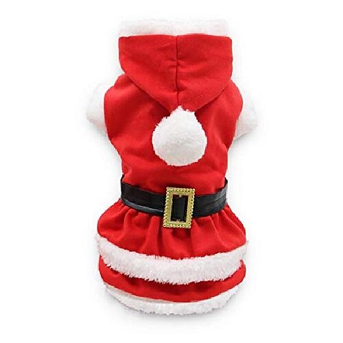 pet dog christmas costume girl xmas dress puppy santa claus shirts for small dogs, large
pet dog christmas costume girl xmas dress puppy santa claus shirts for small dogs, large