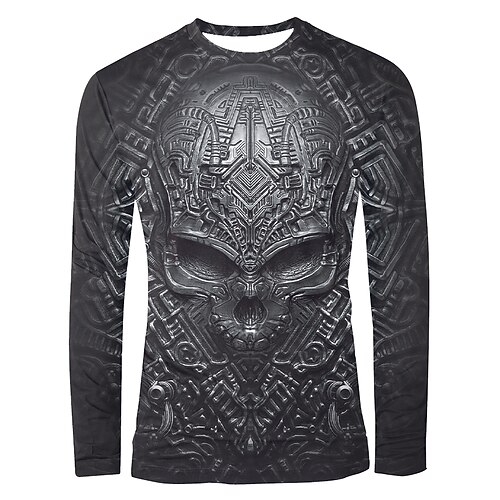 Men's Unisex T shirt Tee Tee Graphic Skull Armor Round Neck Black 3D Print Plus Size Daily Going out Long Sleeve Print Clothing Apparel Basic Elegant
Men's Unisex T shirt Tee Tee Graphic Skull Armor Round Neck Black 3D Print Plus Size Daily Going out Long Sleeve Print Clothing Apparel Basic Elegant