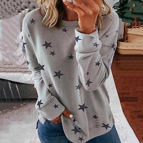 Per donna Felpa pullover Maglione Informale Verde Bianco Grigio Stella Oversize Giornaliero Rotonda Manica lunga S M L XL XXL
Per donna Felpa pullover Maglione Informale Verde Bianco Grigio Stella Oversize Giornaliero Rotonda Manica lunga S M L XL XXL