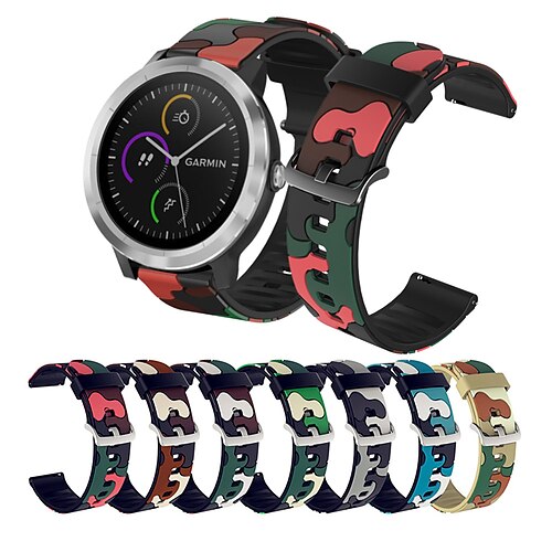 Sport Silicone Watch Band for Garmin Vivoactive 3 Music / Vivoactive 4 / Venu / Forerunner 245 Music / 645 Music / Vivomove HR / Fenix Chronos / Move 3 Luxe Style Bracelet Wrist Strap Wristband
Sport Silicone Watch Band for Garmin Vivoactive 3 Music / Vivoactive 4 / Venu / Forerunner 245 Music / 645 Music / Vivomove HR / Fenix Chronos / Move 3 Luxe Style Bracelet Wrist Strap Wristband