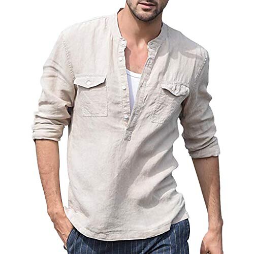 Men's Shirt Collar Daily Casual Long Sleeve Tops Summer Shirts Comfortable White Black Blue Khaki
Men's Shirt Collar Daily Casual Long Sleeve Tops Summer Shirts Comfortable White Black Blue Khaki