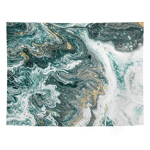 Wall Tapestry Art Decor Blanket Curtain Picnic Tablecloth Hanging Home Bedroom Living Room Dorm Decoration Polyester Ins Marble Irregular Water Pattern Green And White Gold Pattern
Wall Tapestry Art Decor Blanket Curtain Picnic Tablecloth Hanging Home Bedroom Living Room Dorm Decoration Polyester Ins Marble Irregular Water Pattern Green And White Gold Pattern