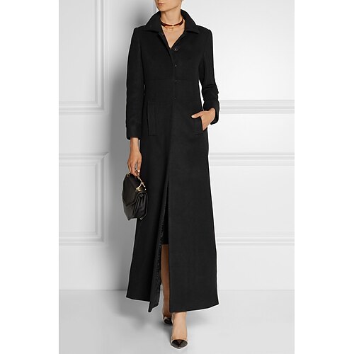 Per donna Cappotto Giornaliero Inverno Autunno Lungo Cappotto Taglia piccola Antivento Essenziale Moderno Giacca Manica lunga Nero / Casual / Tasche
Per donna Cappotto Giornaliero Inverno Autunno Lungo Cappotto Taglia piccola Antivento Essenziale Moderno Giacca Manica lunga Nero / Casual / Tasche