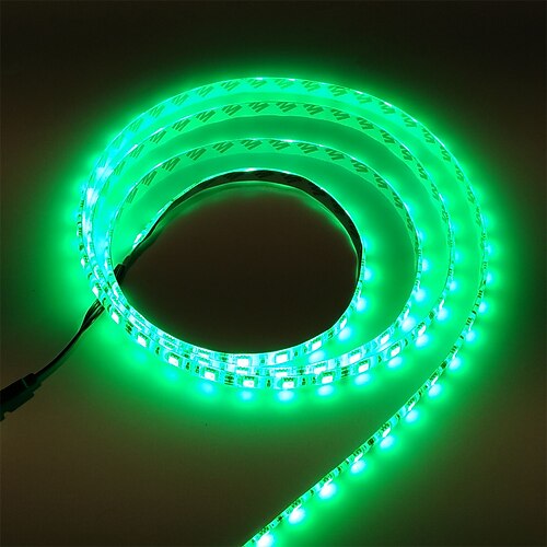 

St. Patrick's Day Lights 2M 5M Waterproof LED Light Strips Tiktok LED Strip Lights 5050 120 LEDs SMD Warm White White Multicolor with 11key RF Dimming Controller and Adapter Kit