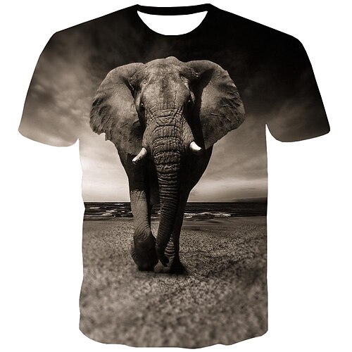 Men's T shirt Tee Shirt Graphic Animal Round Neck Dark Gray 3D Print Daily Going out Short Sleeve Print Clothing Apparel Streetwear
Men's T shirt Tee Shirt Graphic Animal Round Neck Dark Gray 3D Print Daily Going out Short Sleeve Print Clothing Apparel Streetwear