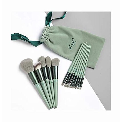makeup tools complete set of fresh green beauty makeup makeup brush sijiqing makeup set tool quick-drying brush super soft 13 makeup brush set (color : green)
makeup tools complete set of fresh green beauty makeup makeup brush sijiqing makeup set tool quick-drying brush super soft 13 makeup brush set (color : green)