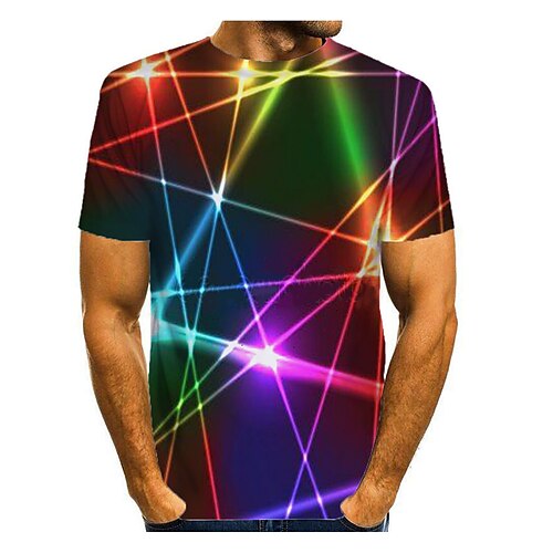 Per uomo maglietta Camicia Pop art Astratto 3D Rotonda Arcobaleno Stampa 3D Giornaliero Manica corta Stampa Abbigliamento
Per uomo maglietta Camicia Pop art Astratto 3D Rotonda Arcobaleno Stampa 3D Giornaliero Manica corta Stampa Abbigliamento