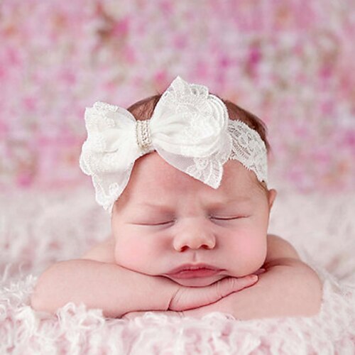 1pcs Toddler / Baby Girls' Active / Sweet White Solid Colored Bow Lace Hair Accessories White One-Size / Headbands
1pcs Toddler / Baby Girls' Active / Sweet White Solid Colored Bow Lace Hair Accessories White One-Size / Headbands