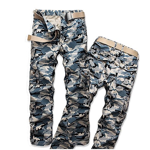 Men's Work Pants Hiking Cargo Pants Tactical Pants 8 Pockets Military Camo Summer Outdoor Ripstop Multi Pockets Breathable Sweat wicking Cotton Pants / Trousers Blue Work Hunting Fishing 28 29 30 31
Men's Work Pants Hiking Cargo Pants Tactical Pants 8 Pockets Military Camo Summer Outdoor Ripstop Multi Pockets Breathable Sweat wicking Cotton Pants / Trousers Blue Work Hunting Fishing 28 29 30 31