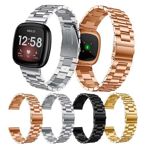 Stainless Steel for Fitbit Versa 3 / Fitbit Sense Wrist Band Replacement watchStrap metal Smart WatchBand Strap for Fitbit Versa 3 / Fitbit Sense
Stainless Steel for Fitbit Versa 3 / Fitbit Sense Wrist Band Replacement watchStrap metal Smart WatchBand Strap for Fitbit Versa 3 / Fitbit Sense