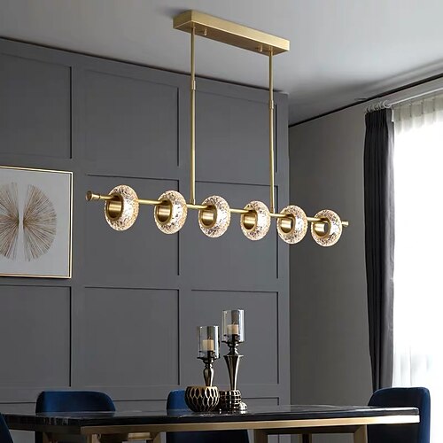 97 cm Premium Pendant Light Crystal Gold Ring Island Light Luxury Copper Made Modern Brass 110-120V 220-240V
97 cm Premium Pendant Light Crystal Gold Ring Island Light Luxury Copper Made Modern Brass 110-120V 220-240V