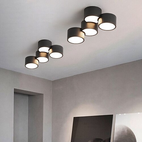 52 cm Ceiling Light Nordic Style Simple Modern Flush Mount Metal Painted Finishes 110-120V 220-240V
52 cm Ceiling Light Nordic Style Simple Modern Flush Mount Metal Painted Finishes 110-120V 220-240V