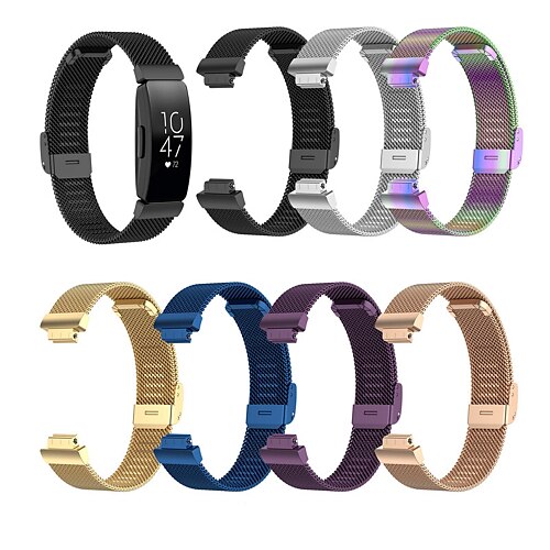 1 pcs Smart Watch Band for Fitbit Fitbit Ace 2 Inspire 2 / Inspire / Inspire HR Fitbit inspire HR Fitbit inspire Fitbit Ace 2 Stainless Steel Smartwatch Strap Sport Band Replacement Wristband
1 pcs Smart Watch Band for Fitbit Fitbit Ace 2 Inspire 2 / Inspire / Inspire HR Fitbit inspire HR Fitbit inspire Fitbit Ace 2 Stainless Steel Smartwatch Strap Sport Band Replacement Wristband