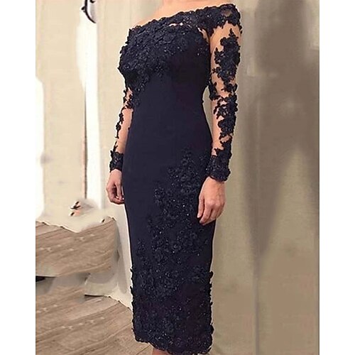 A tubino Abito da cerimonia per signora Elegante Senza spalline Alla caviglia Raso Di pizzo Manica lunga con Con applique 2023
A tubino Abito da cerimonia per signora Elegante Senza spalline Alla caviglia Raso Di pizzo Manica lunga con Con applique 2023