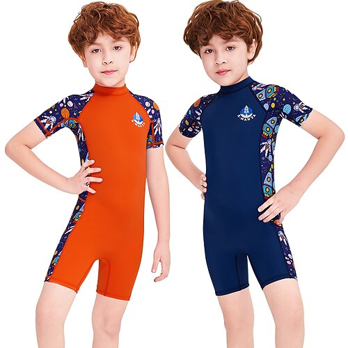 DiveSail Boys Girls' Rash Guard Dive Skin Suit UV Sun Protection UPF50 Breathable Short Sleeve Lycra Swimsuit Back Zip Swimming Diving Surfing Snorkeling Patchwork Summer / Stretchy / Quick Dry
DiveSail Boys Girls' Rash Guard Dive Skin Suit UV Sun Protection UPF50 Breathable Short Sleeve Lycra Swimsuit Back Zip Swimming Diving Surfing Snorkeling Patchwork Summer / Stretchy / Quick Dry