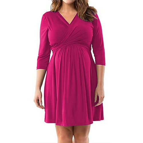 Mujer Vestido de dos piezas Negro Vino Azul polvoriento Manga 3/4 Encaje Otoño Primavera Escote en Pico Holgado S M L XL XXL
Mujer Vestido de dos piezas Negro Vino Azul polvoriento Manga 3/4 Encaje Otoño Primavera Escote en Pico Holgado S M L XL XXL