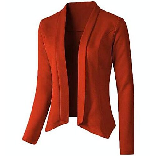 blazer da donna tinta unita lavoro manica lunga cappotto autunno primavera casual giacca regolare cotone rosa
blazer da donna tinta unita lavoro manica lunga cappotto autunno primavera casual giacca regolare cotone rosa