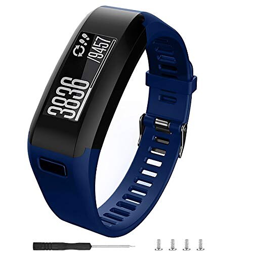 compatible with garmin vivosmart hr replacement bands,soft silicone replacement band for garmin vivosmart hr watch (navy blue, large)
compatible with garmin vivosmart hr replacement bands,soft silicone replacement band for garmin vivosmart hr watch (navy blue, large)