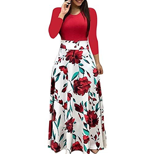 Women's Sheath Dress Maxi long Dress Green White Black Pink Long Sleeve Floral Patchwork Print Spring Round Neck Vintage S M L XL XXL
Women's Sheath Dress Maxi long Dress Green White Black Pink Long Sleeve Floral Patchwork Print Spring Round Neck Vintage S M L XL XXL