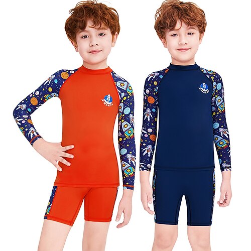 DiveSail Boys Girls' Rash Guard Dive Skin Suit UV Sun Protection UPF50 Breathable Long Sleeve Lycra Swimsuit Swimming Diving Surfing Snorkeling Patchwork Summer / Stretchy / Quick Dry / Quick Dry
DiveSail Boys Girls' Rash Guard Dive Skin Suit UV Sun Protection UPF50 Breathable Long Sleeve Lycra Swimsuit Swimming Diving Surfing Snorkeling Patchwork Summer / Stretchy / Quick Dry / Quick Dry