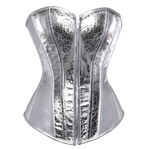 Corset Women's Corsets Christmas Halloween Wedding Party Birthday Party Plus Size All silver Half silver Cotton Overbust Corset Zipper Lace Up Classic Retro Spot Solid Color Fall Winter Spring / Club
Corset Women's Corsets Christmas Halloween Wedding Party Birthday Party Plus Size All silver Half silver Cotton Overbust Corset Zipper Lace Up Classic Retro Spot Solid Color Fall Winter Spring / Club