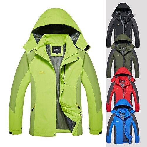 Men's Hiking Windbreaker Winter Outdoor Solid Color Windproof Warm Breathable Wear Resistance Jacket Single Slider Ski / Snowboard Fishing Climbing Red Army Green Blue Green Black
Men's Hiking Windbreaker Winter Outdoor Solid Color Windproof Warm Breathable Wear Resistance Jacket Single Slider Ski / Snowboard Fishing Climbing Red Army Green Blue Green Black