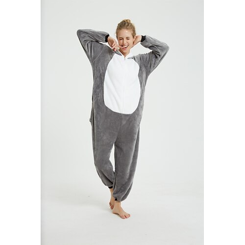 Kid's Adults' Kigurumi Pajamas Husky Color Block Onesie Pajamas Flannel Fabric Cosplay For Men and Women Boys and Girls Christmas Animal Sleepwear Cartoon Festival / Holiday Costumes
Kid's Adults' Kigurumi Pajamas Husky Color Block Onesie Pajamas Flannel Fabric Cosplay For Men and Women Boys and Girls Christmas Animal Sleepwear Cartoon Festival / Holiday Costumes