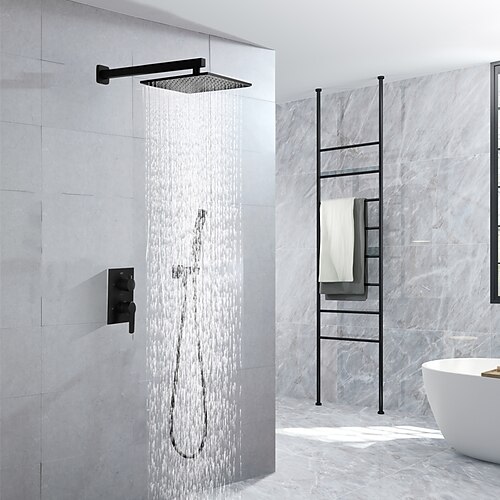 Set di rubinetti per doccia neri da 10 pollici completi di soffione doccia a pioggia con sistema di soffione doccia montato a soffitto (contengono il corpo della valvola grezza e il rivestimento del rubinetto della doccia)
Set di rubinetti per doccia neri da 10 pollici completi di soffione doccia a pioggia con sistema di soffione doccia montato a soffitto (contengono il corpo della valvola grezza e il rivestimento del rubinetto della doccia)