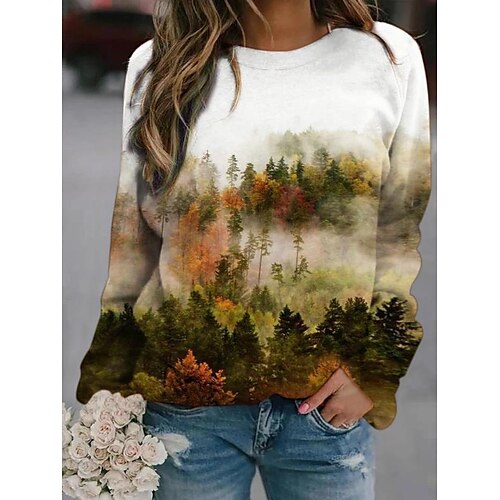 Women's Hoodie Sweatshirt Pullover Basic Casual White Graphic Scenery Daily Round Neck Long Sleeve S M L XL XXL
Women's Hoodie Sweatshirt Pullover Basic Casual White Graphic Scenery Daily Round Neck Long Sleeve S M L XL XXL