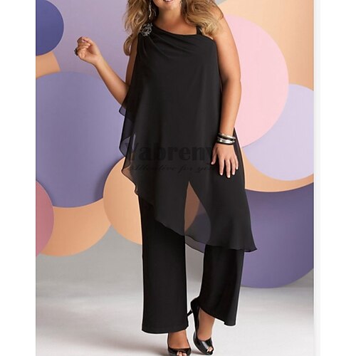Sheath / Column Mother of the Bride Dress Elegant Jewel Neck Floor Length Chiffon Sleeveless with Ruffles 2022
Sheath / Column Mother of the Bride Dress Elegant Jewel Neck Floor Length Chiffon Sleeveless with Ruffles 2022