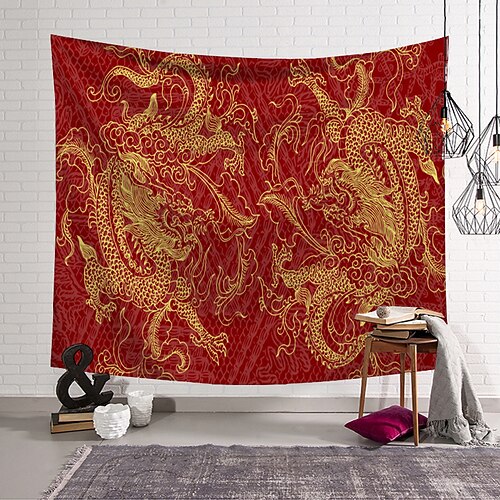 Grande arazzo da parete in stile cinese, arredamento artistico, tenda coperta, tovaglia da picnic, appeso a casa, camera da letto, soggiorno, decorazione, poliestere, doppio drago rosso
Grande arazzo da parete in stile cinese, arredamento artistico, tenda coperta, tovaglia da picnic, appeso a casa, camera da letto, soggiorno, decorazione, poliestere, doppio drago rosso